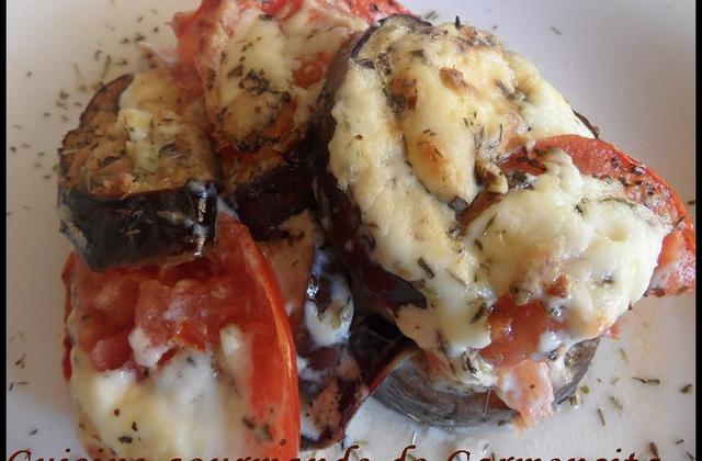 Gratin d' aubergines & tomates - Photo par Carmen