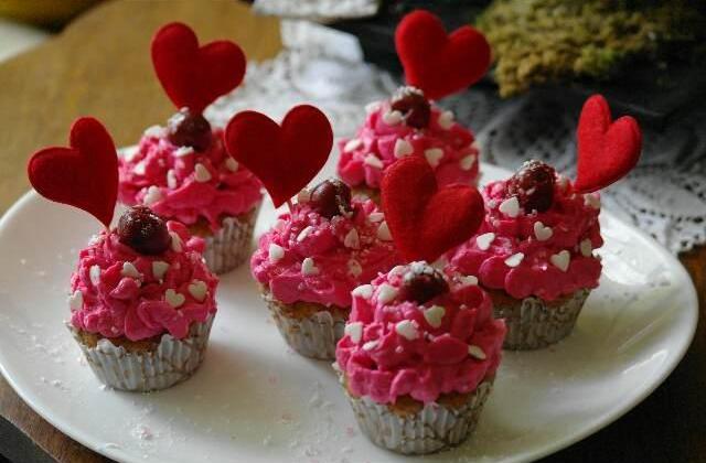 Cupcakes de la Saint-Valentin au thermomix - Photo par sylgoteofraises