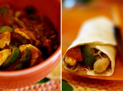 Fajitas à l'indienne - inspiration thaïe - Photo par charliG