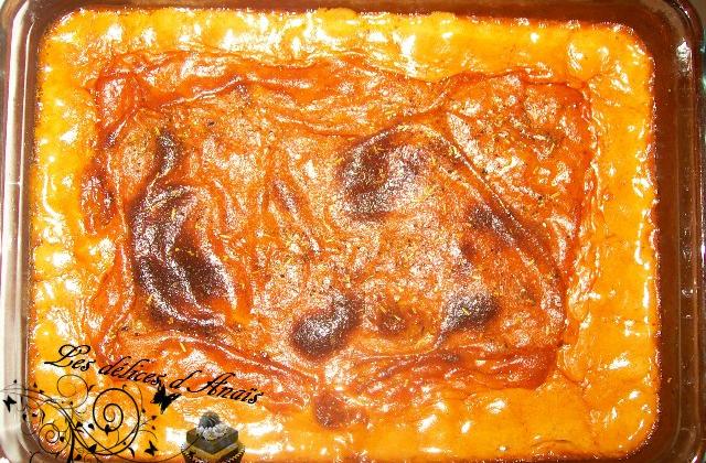 Scampi sauce tomate, oignon et poivron - Photo par les delices danais