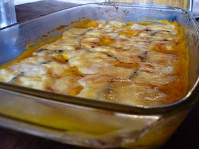 Gratin de potimarron au morbier et graines de tournesol - Photo par judithpK