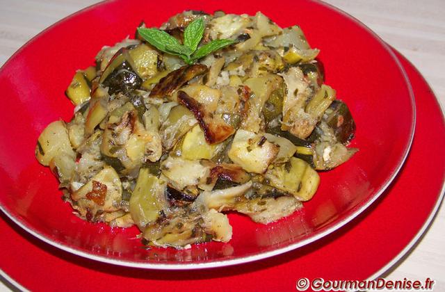 Compotée de courgettes confites - Photo par Gourmandenise