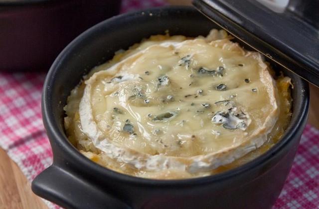 Hachis parmentier aux champignons des bois, courge butternut et Bresse Bleu - Photo par Quiveutdufromage.com
