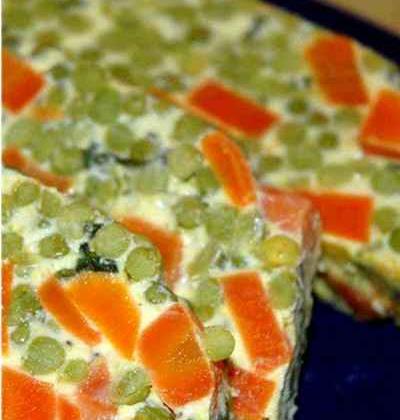 Terrine de carottes et petits pois - Photo par heimba