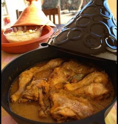 Tajine de poulet aux oignons confits - Photo par mimilafee