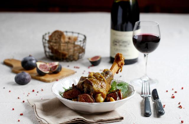 Confit de souris d'agneau aux figues et aux amandes - Photo par Silvia Santucci