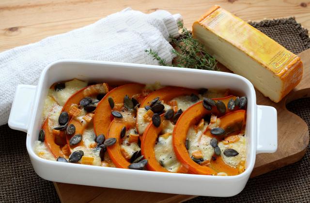 Gratin de potimarron au Lingot d'Or et graines de courge - Photo par Silvia Santucci