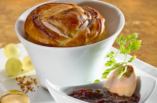 Feuilletés de foie gras au muscat - Photo par 750g
