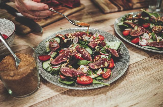 Salade facile de bœuf à la thaïlandaise - Photo par Yoann Gloaguen