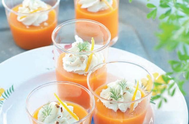 Gaspacho carottes oranges - Photo par Elle & Vire