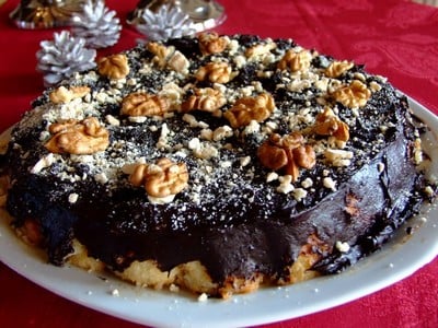 Gâteau aux noix nappage chocolat - claudi5S