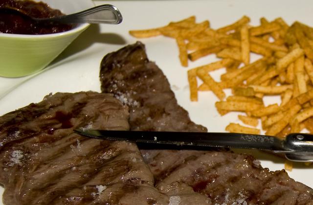 Onglet sauce steak house - Photo par malikele