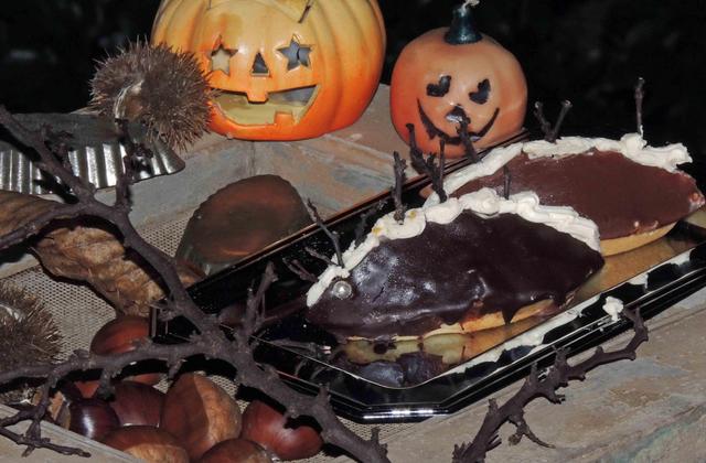 Comme des Dragons de nuit - Barquettes de châtaignes aux 2 chocolats : L'ENFER ! - Photo par mandoz