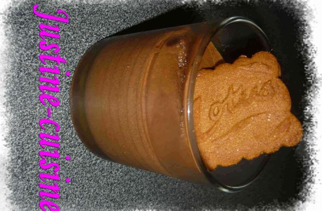 Mousse au chocolat croquant speculoos - Photo par lemairEE