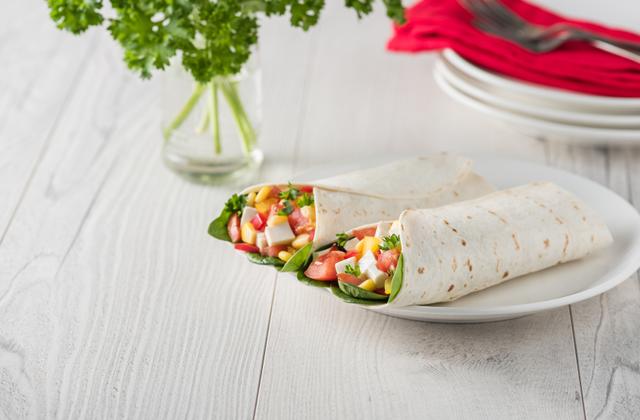 Wraps d’houmous - Photo par NaturéO