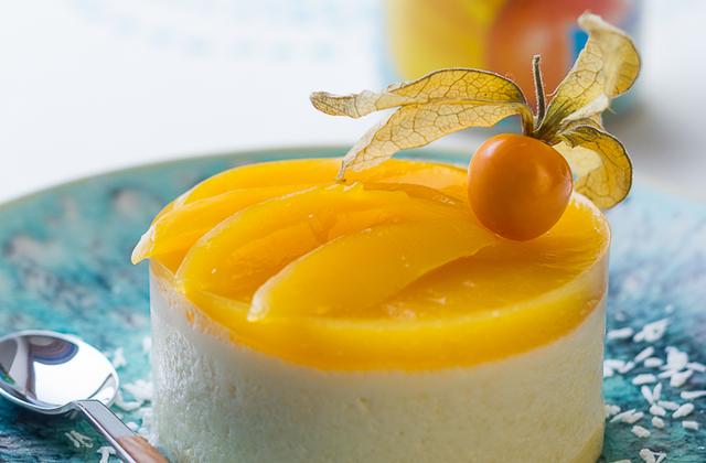 Bavarois exotique, ananas, mangue & noix de coco - Photo par Invité