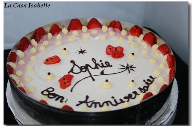 Recette Gateau Sable A La Pistache Et Mousse De Fraise 750g