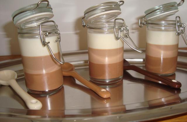 Panna cotta aux 3 chocolats - Photo par marjorEb