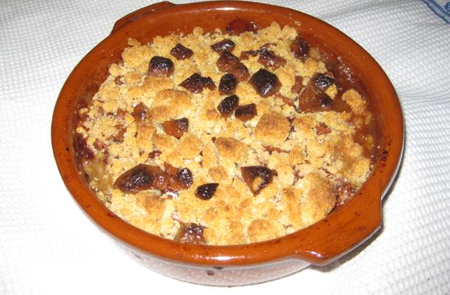 Crumble au chocolat original - Photo par maman patou