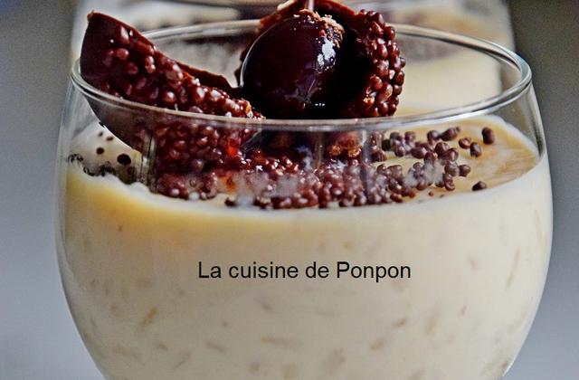 Riz au lait à la purée de marrons - Photo par Ponpon