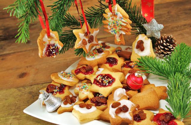 Biscuits de Noël à la confiture - Photo par 750g