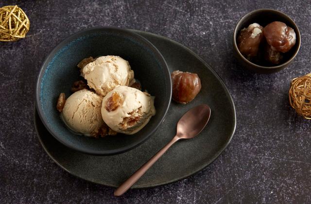 Glace aux marrons et marrons glacés - Photo par 750g