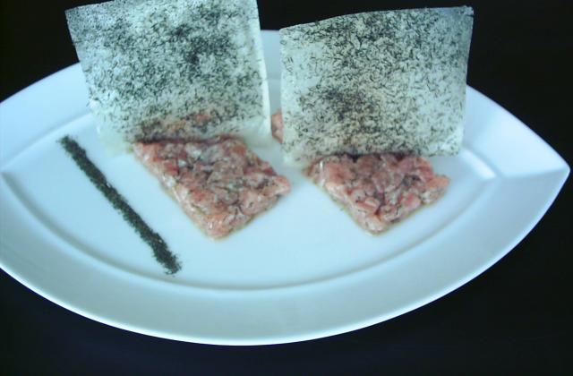Tartare de saumon croustillant à l'aneth - Photo par BerqueretVincent