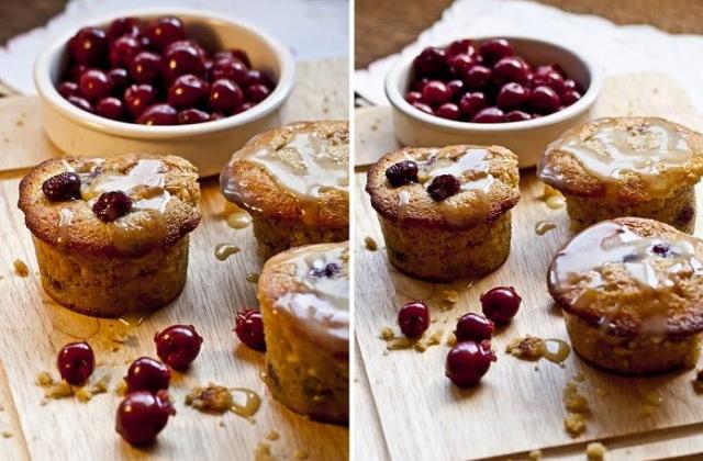 Muffins con ciliegie (aux cerises) - katysex