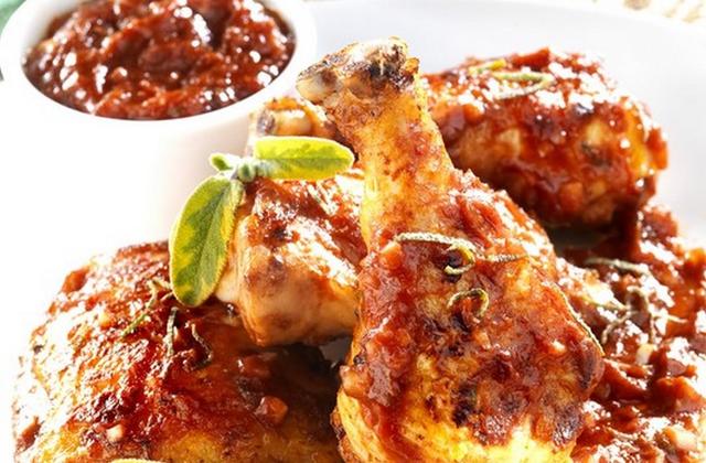 Poulet mariné tomate et sauge - Photo par Maître Coq