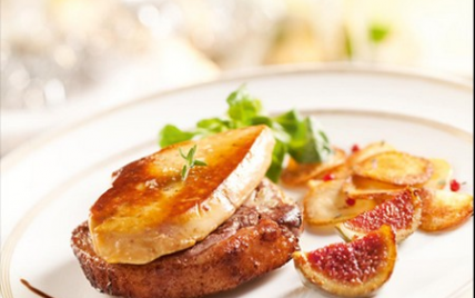 Foie Gras poêlé sur tournedos - Photo par Labeyrie
