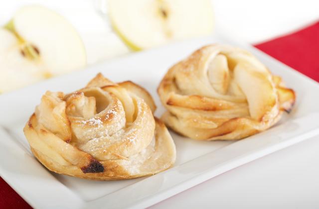 Tartelettes aux pommes en forme de roses - Chef Christophe