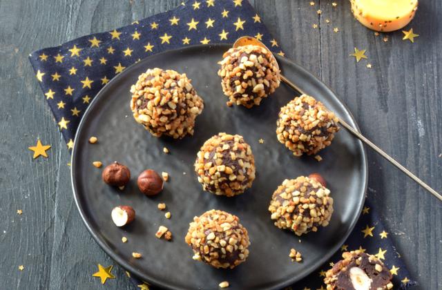 Truffes chocolat & noisettes - Photo par Angélique Roussel pour Soy