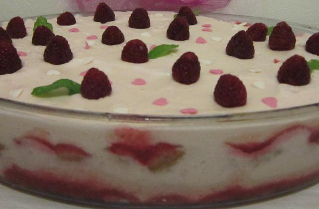 Tiramisu acidulé aux framboises - Photo par chouchoo83