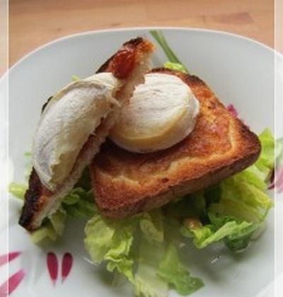 Salade de chèvre chaud au confit d'oignon - Photo par teteen_lair2