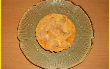 Petits flans aux poires et fève tonka - biscottine