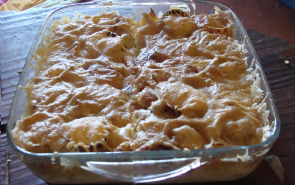 Gratin de pâtes au chèvre - Photo par azouzas
