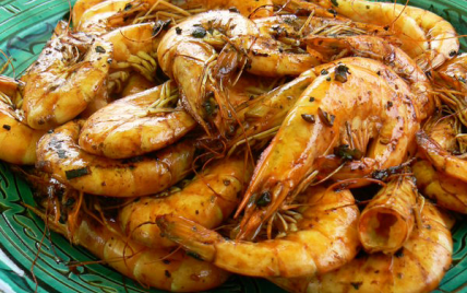 Crevettes sautées au Ponzu à la plancha - Photo par audreycuisine