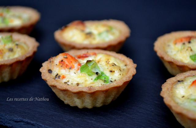 Quichettes au crabe, fanes d'oignons nouveaux et curry - Photo par Communauté 750g