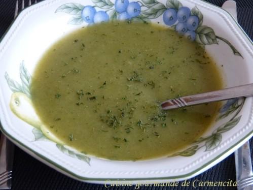 Potage de poireaux et oseille - Photo par Carmen