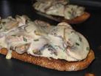 Toast aux champignons - Photo par juliess