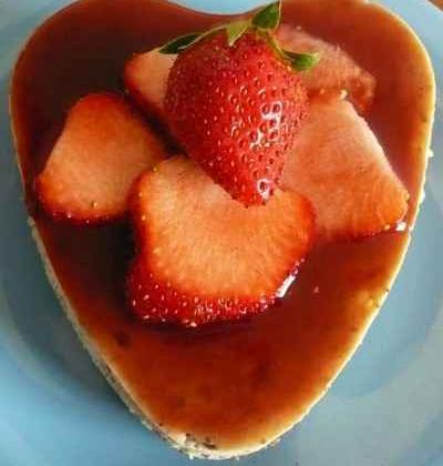 Love Cheese-cake à la fraise - Photo par 750g