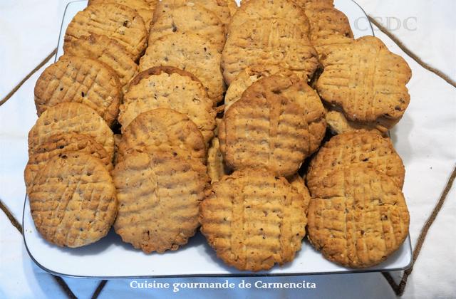 Biscuits sablés au miel et noisettes - Photo par Carmen
