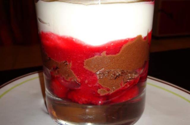 Mousse au chocolat framboisine - Photo par fkatia