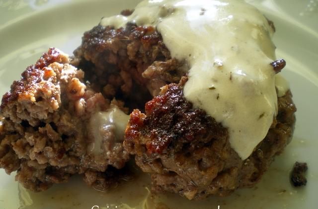 Steaks farcis au roquefort - Photo par pascal2a