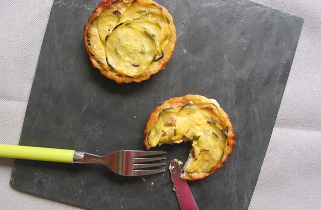 Tartelettes 'tatin' de courgettes au jambon de Vendée - Photo par chutca