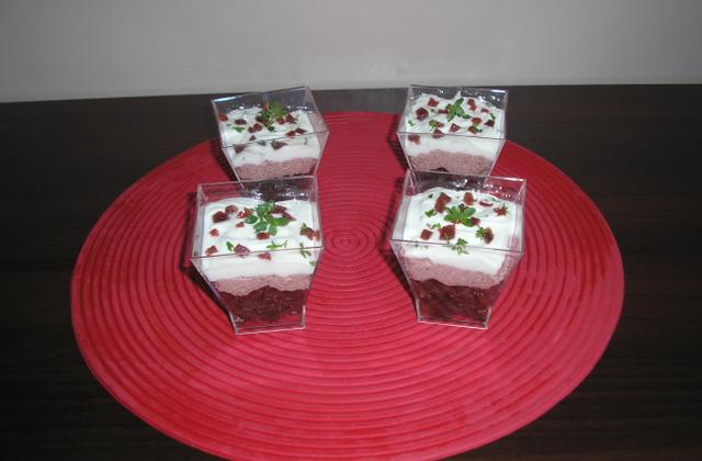 Tiramisu de betterave au cumin - Photo par mhouda