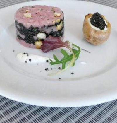Tartare de veau au caviar Origin Sturia - Sturia