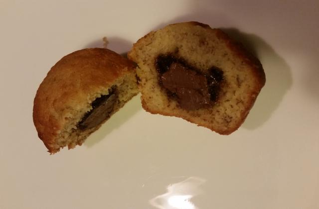 Muffins banane nutella et rhum - carolina