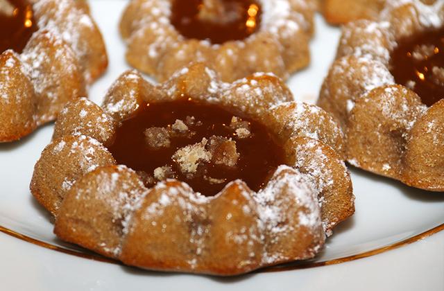 Fondants aux deux crèmes et ses éclats de marrons glacés - jackieyZ