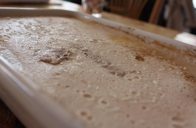 Flan banane noix de coco sans oeufs (sans gluten/sans lait/sans sucre/vegan) - Photo par marinazb